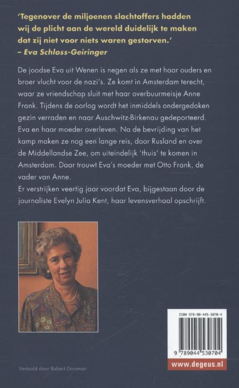 Achterkant van Oorlogsherinneringen