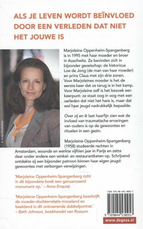 Achterkant van Over zij en ik
