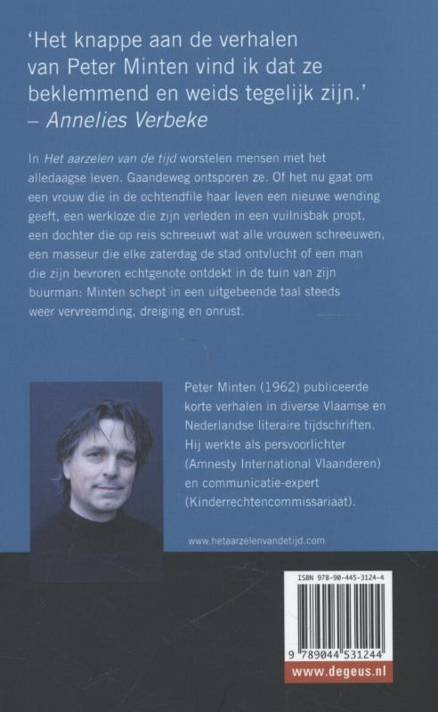 Achterkant van Het aarzelen van de tijd