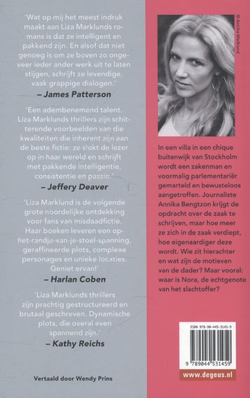 Achterkant van Nora's verdwijning