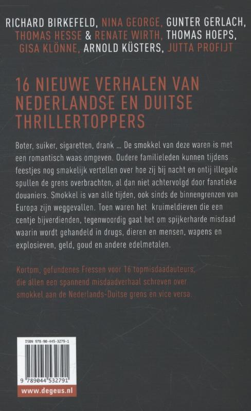 Achterkant van Over de grens