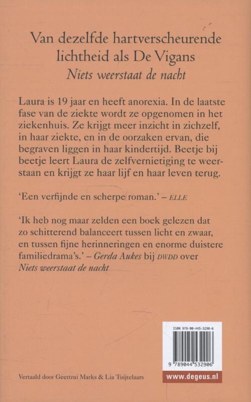 Achterkant van Dagen zonder honger