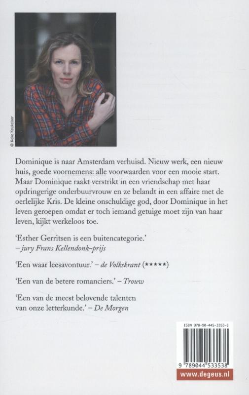 Achterkant van De kleine miezerige god