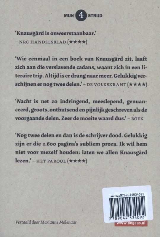 Achterkant van Nacht