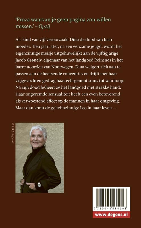 Achterkant van Het boek Dina
