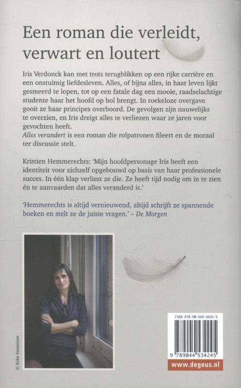 Achterkant van Alles verandert