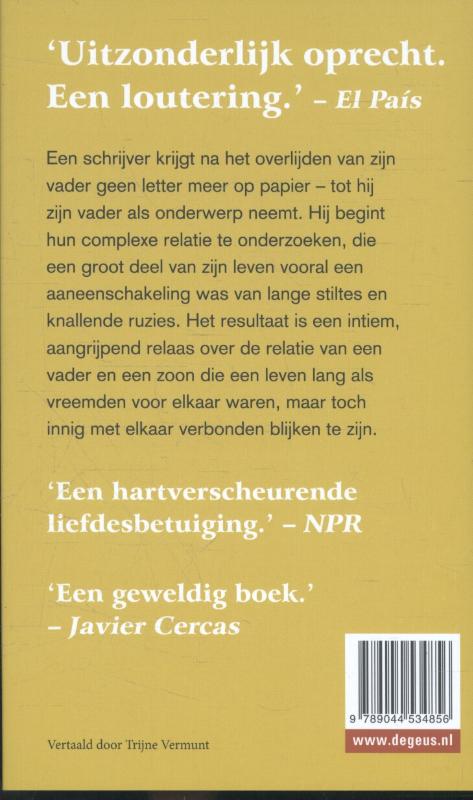 Achterkant van Tijd van leven