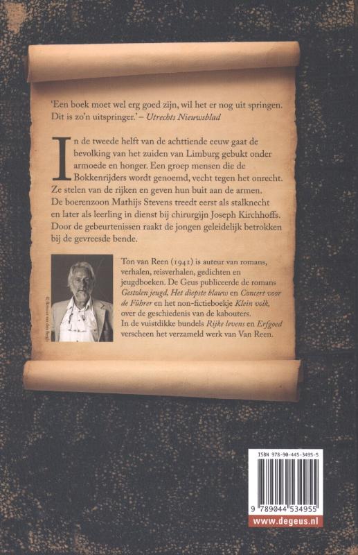 Achterkant van De bende van de bokkenrijders