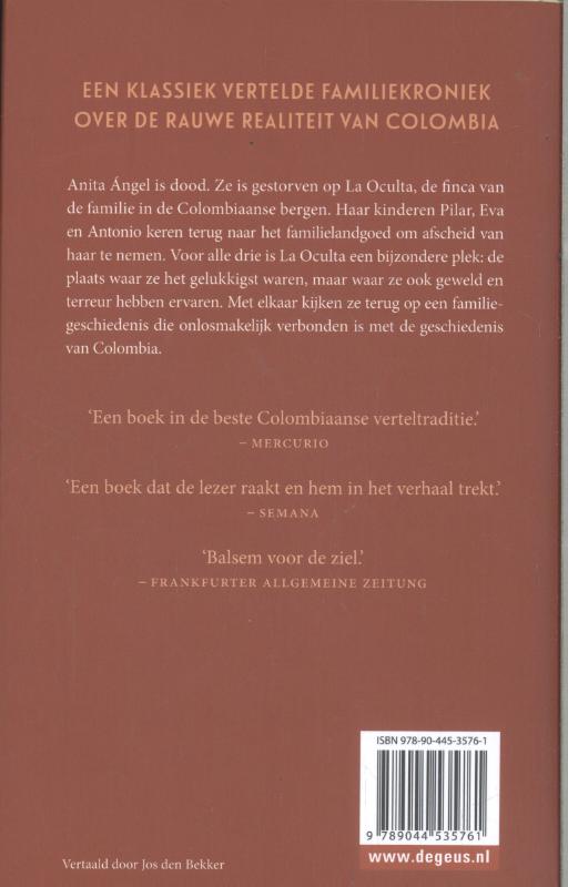 Achterkant van De geheime droom van het land