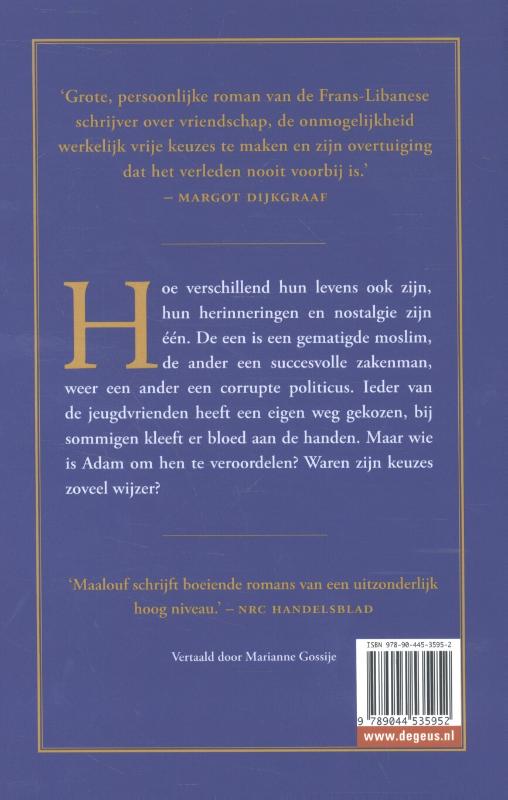 Achterkant van De ontheemden