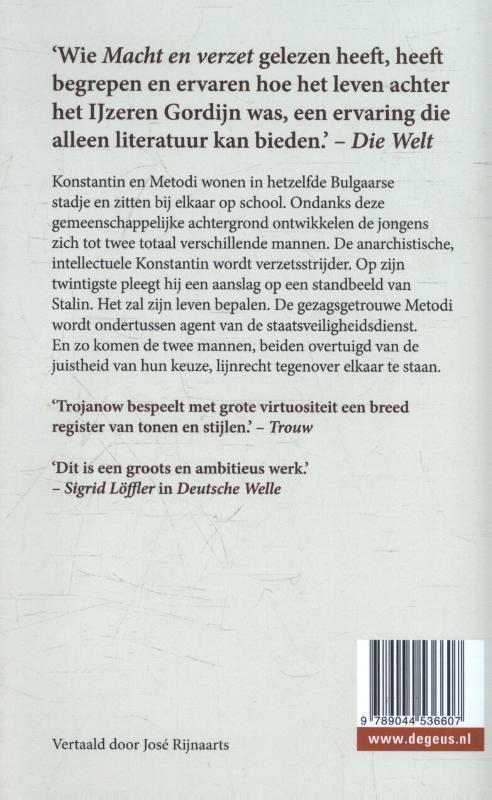 Achterkant van Macht en verzet