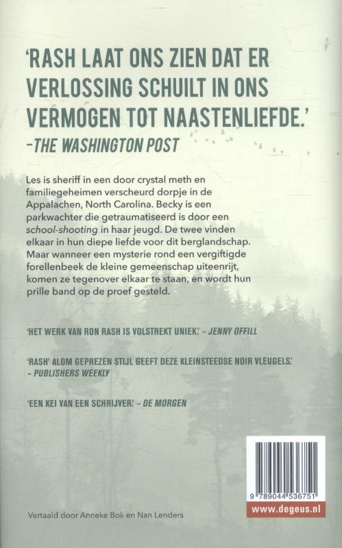 Achterkant van Boven de waterval