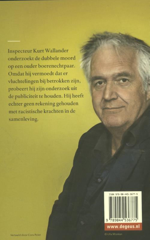 Achterkant van Moordenaar zonder gezicht