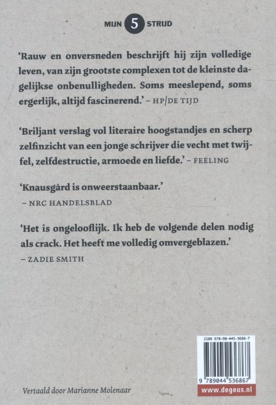 Achterkant van Schrijver