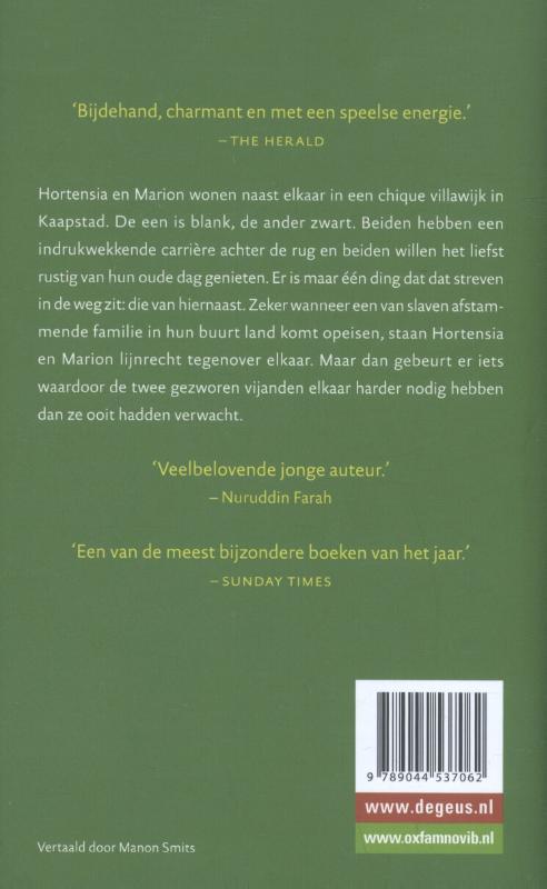 Achterkant van Die van hiernaast