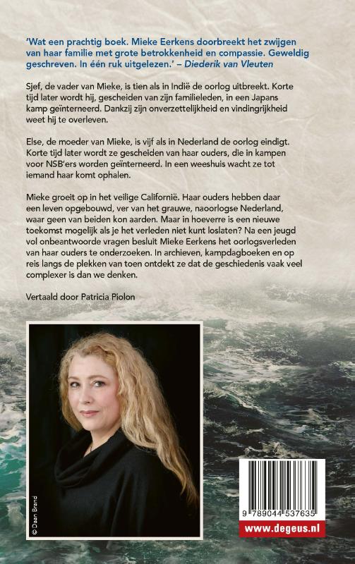 Achterkant van De oorlog van horen zwijgen