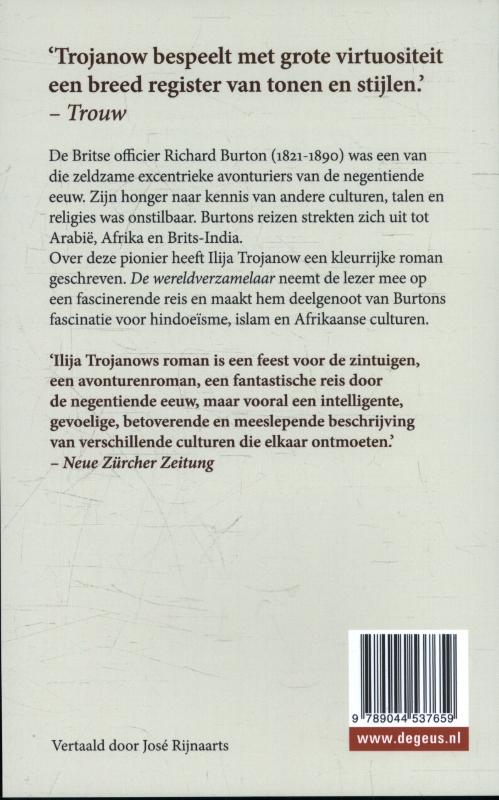 Achterkant van De wereldverzamelaar