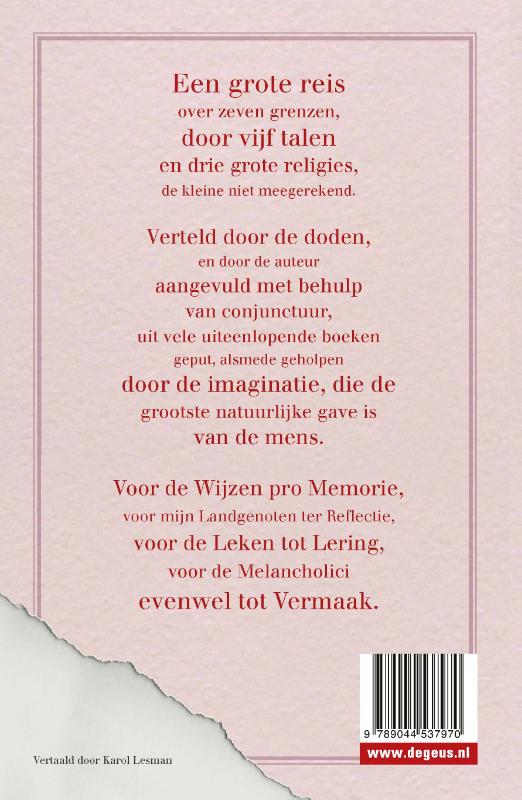 Achterkant van De Jacobsboeken