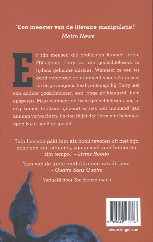 Achterkant van De gedachtelezer