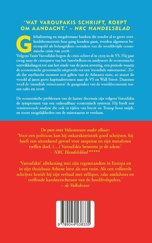 Achterkant van De mondiale minotaurus