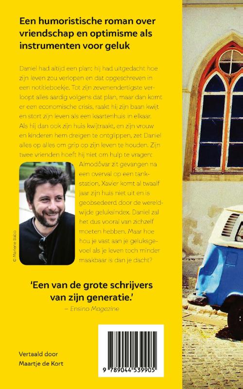 Achterkant van Geluk op schaal