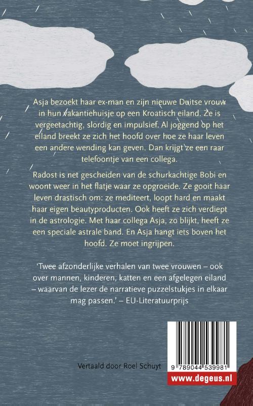 Achterkant van Asja en de astrologe