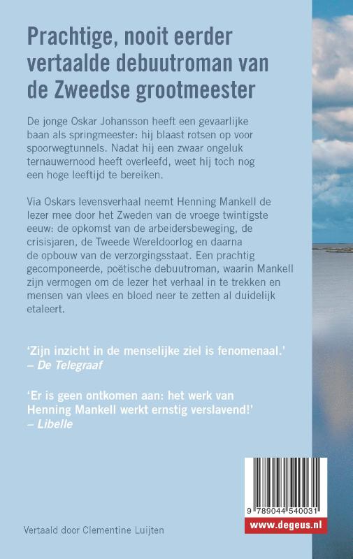 Achterkant van De baanbreker