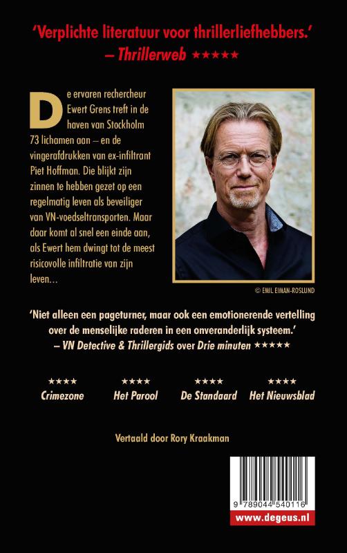 Achterkant van Drie uur