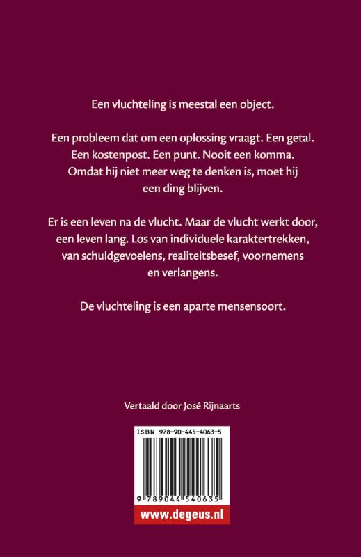 Achterkant van Na de vlucht