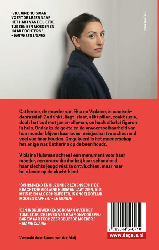 Achterkant van Autobiografie van mijn moeder