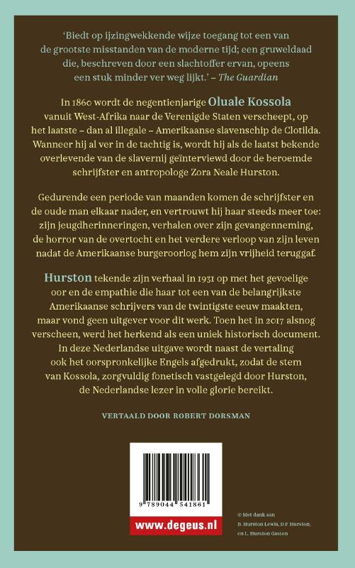 Achterkant van Barracoon