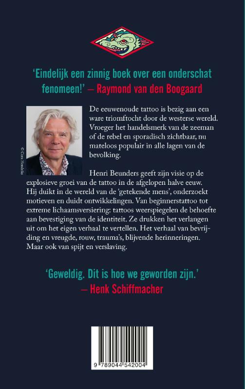 Achterkant van Optocht der tattoos