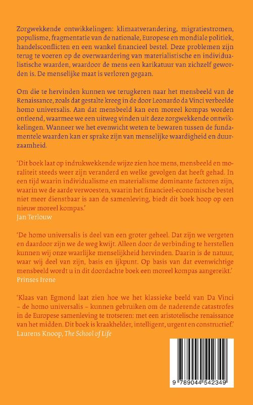 Achterkant van Homo universalis