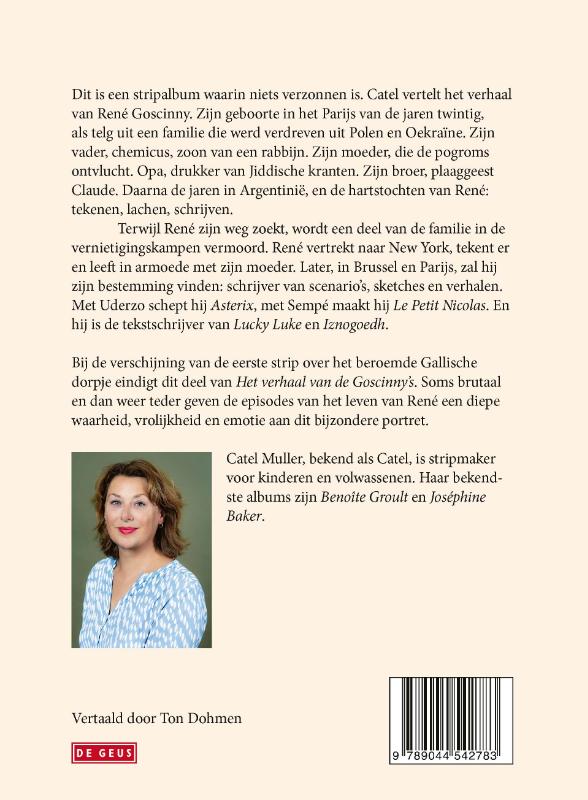 Achterkant van Het verhaal van de Goscinny’s
