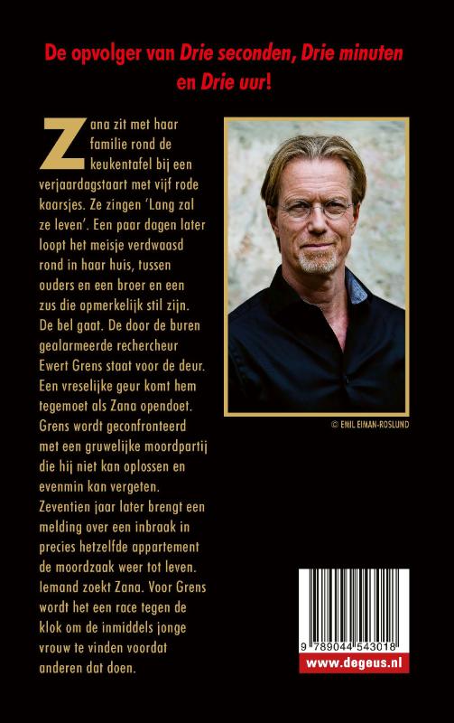 Achterkant van Drie dagen