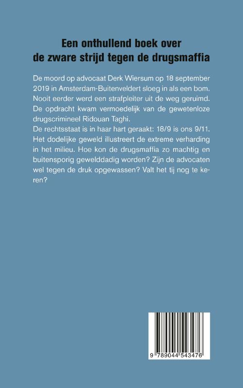 Achterkant van De drugsmaffia dicteert