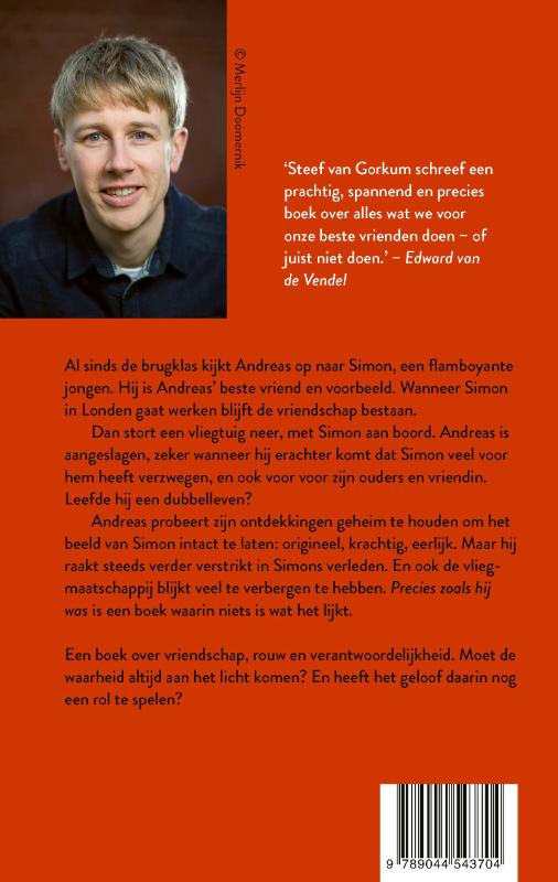 Achterkant van Precies zoals hij was