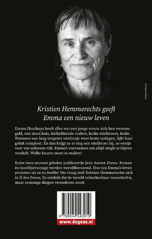 Achterkant van Ik ben Emma
