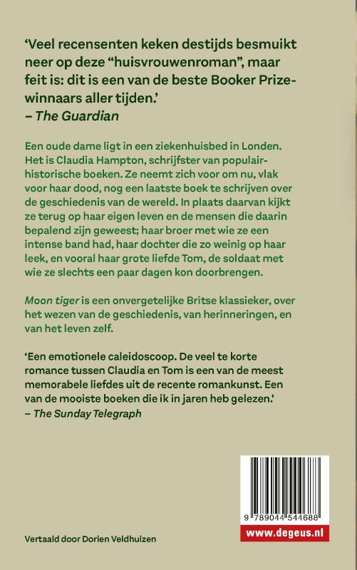 Achterkant van Moon tiger