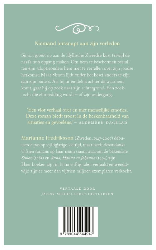 Achterkant van Simon