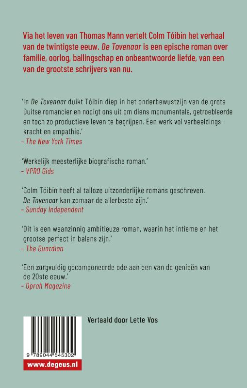 Achterkant van De Tovenaar
