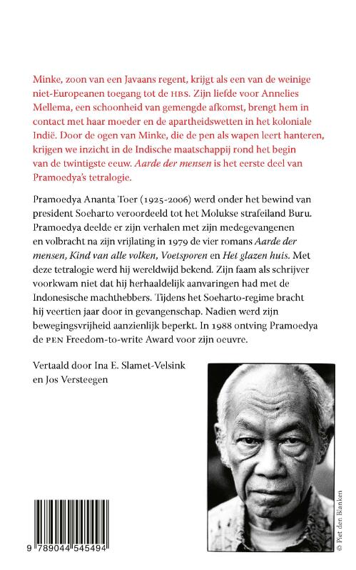 Achterkant van Aarde der mensen