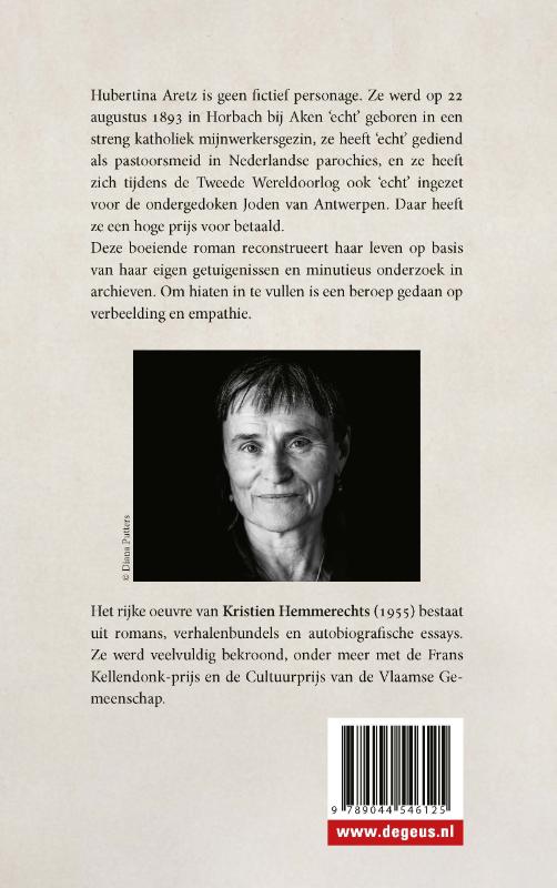 Achterkant van Hubertina