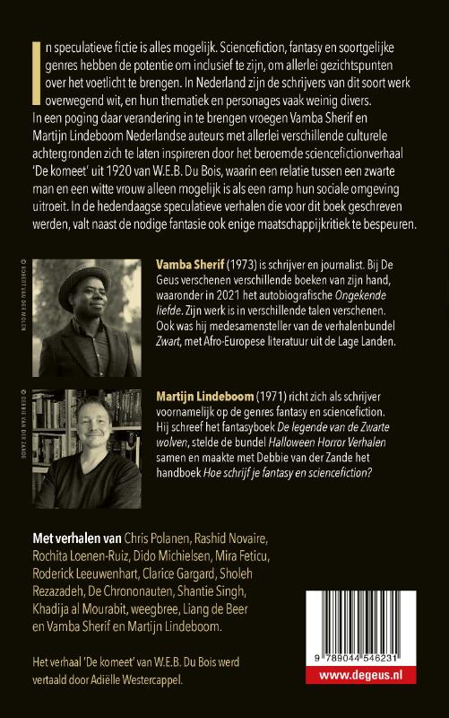 Achterkant van De komeet