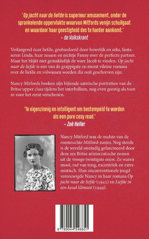Achterkant van Op jacht naar de liefde