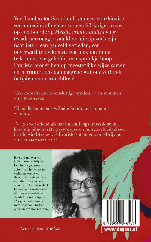 Achterkant van Meisje, vrouw, anders