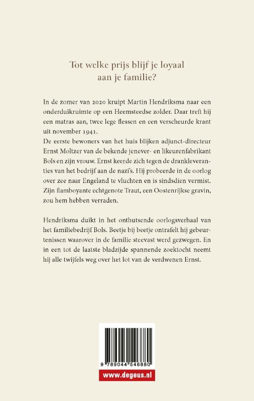 Achterkant van Het geheim van Bols