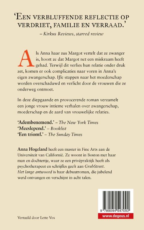 Achterkant van Het lange antwoord