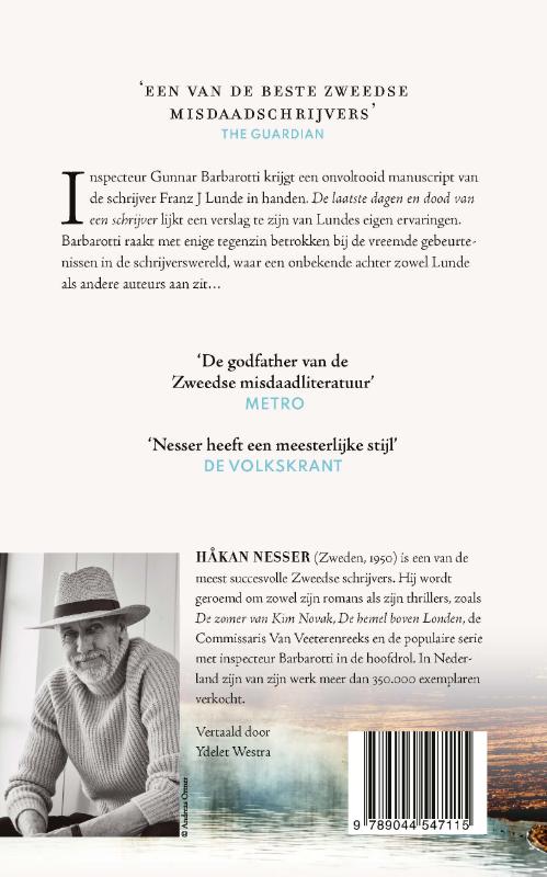 Achterkant van Wie schrijft, verdwijnt