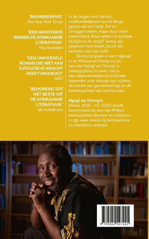 Achterkant van Eén korrel graan